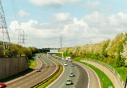 [six lane motorway]