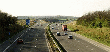 [M61 north towards junction 6 March 1997]