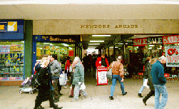 [View into arcade]