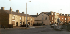 [terraced houses and road]