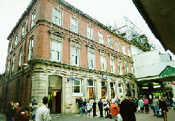 [Stone fronted bank]