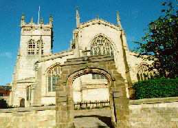 [Church seen through its entrance]