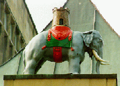 [painted elephant]